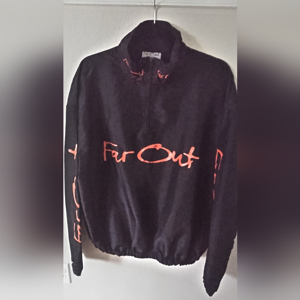 Far Out Sunglasses pull over windbreaker